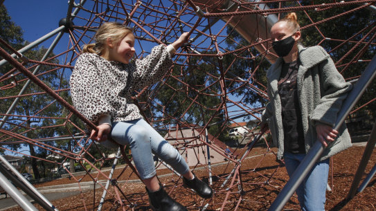 Patricia Graham of Minto with her daughter Ellectra. 