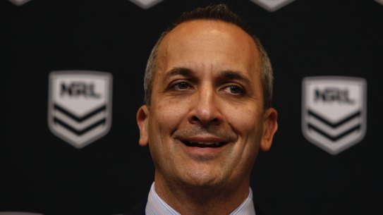 NRL chief executive Andrew Abdo.