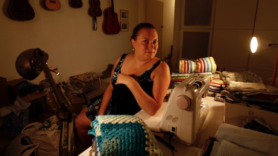 Joni Freeman has been sewing and crocheting for injured wildlife.