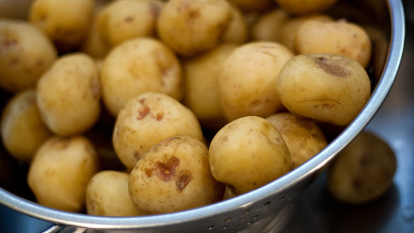 Start boiling potatoes in cold water to ensure they cook more evenly.