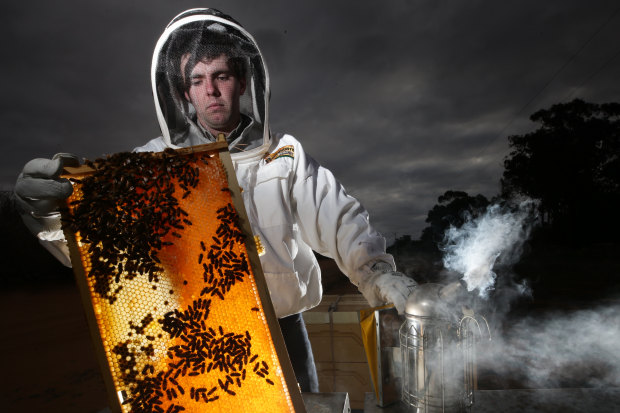 Ben Goldsworthy of Beechworth Honey, which uses only Australian honey. 