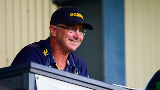 Darren Coleman during his days as Gordon head coach. 