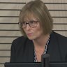 Witness Andrea Patrick in the ICAC stand.