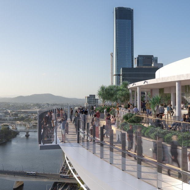 The Sky Deck has been described as “the jewel of Queen’s Wharf Brisbane.”