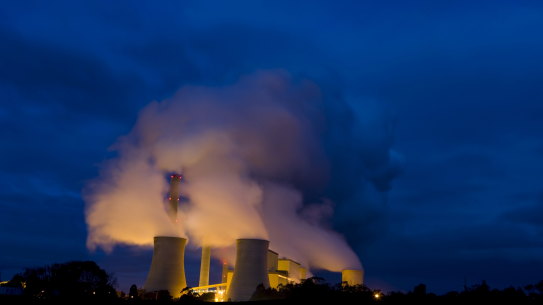 AGL’s ageing Loy Yang coal fired power station.