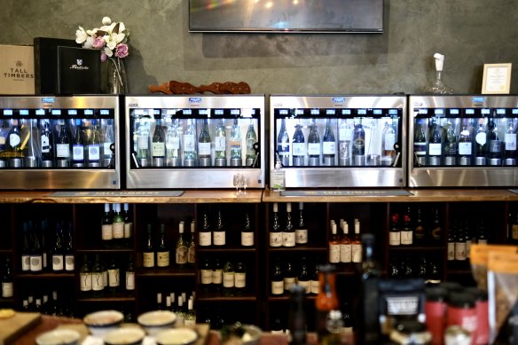 A wine lover’s paradise – but as for the selection, it’s locals only.