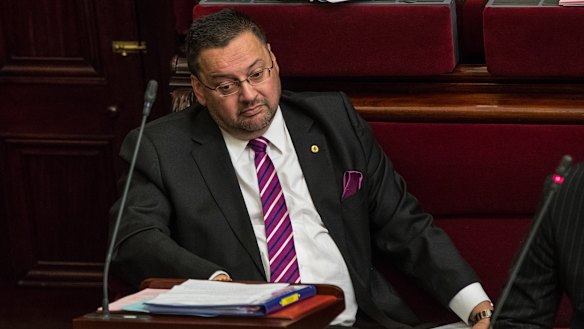 Craig Ondarchie during question time in the upper house. 