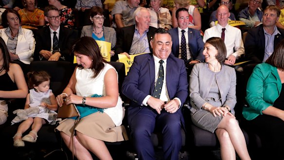 Colleagues say Gladys Berejiklian relies on John Barilaro's advice. 