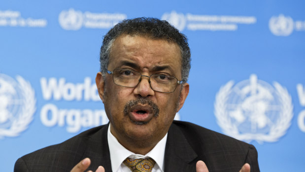 Fundraising: Tedros Adhanom Ghebreyesus, Director General of the World Health Organisation.