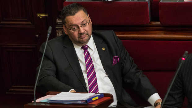 Craig Ondarchie during question time in the upper house. 