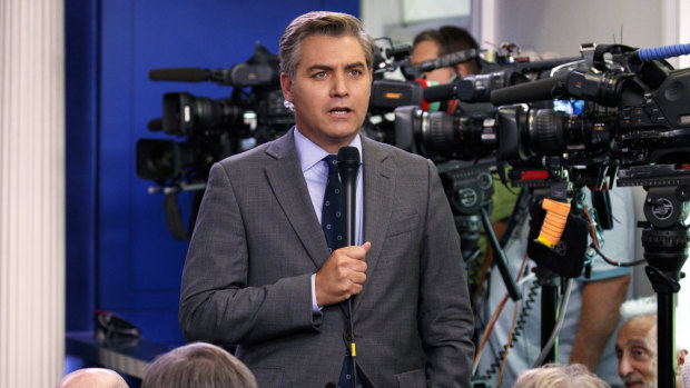 CNN's White House correspondent Jim Acosta had his press credentials revoked by the White House after a clash with Trump.