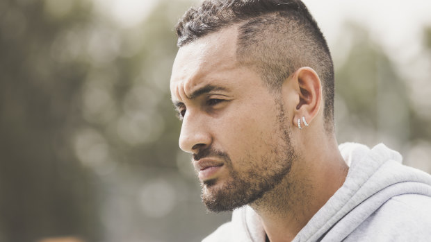 On the back foot: Nick Kyrgios admits he's been out of touch.