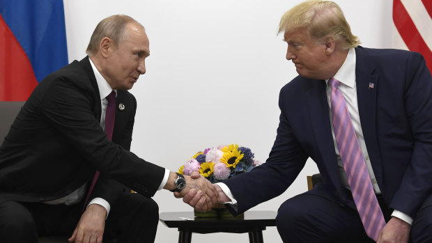 Friends: Under Vladimir Putin, Russia has turned away from liberalism. Donald Trump, meanwhile, shows contempt for liberal norms such as a free press and an independent judicial system.