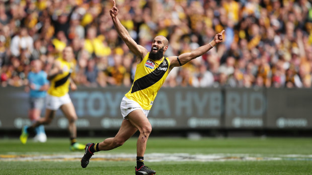 Bachar Houli in the 2017 grand final.