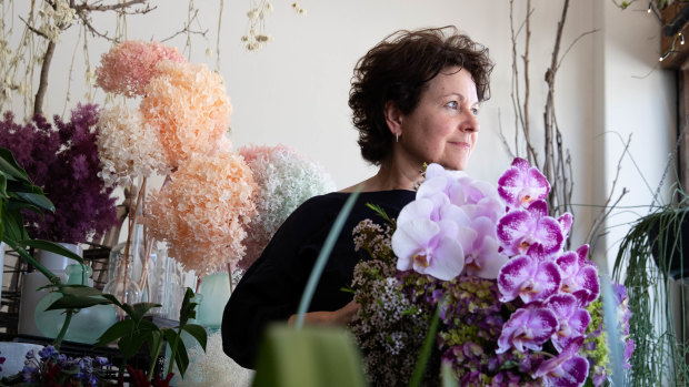 Debbi Weiss said her online flower orders went up when the first shutdowns in NSW began.
