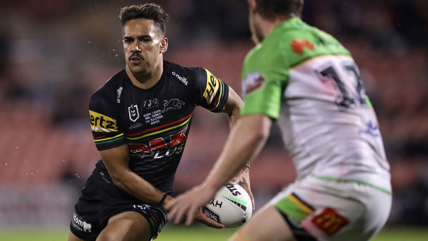 Former Panther Daine Laurie has made the move to Wests Tigers.