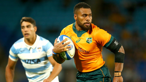 Wallabies star Samu Kerevi.