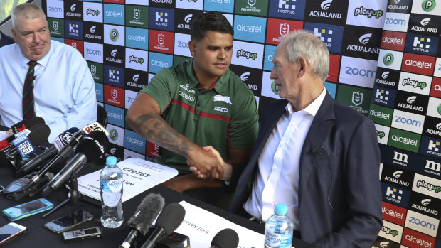 Bennett says the NRL should take responsibility for the backlash against Latrell Mitchell. 
