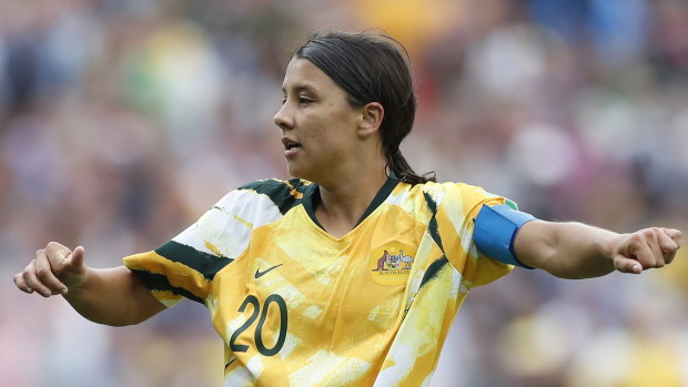Matildas captain Sam Kerr is weighing up offers from Chelsea and Lyon.