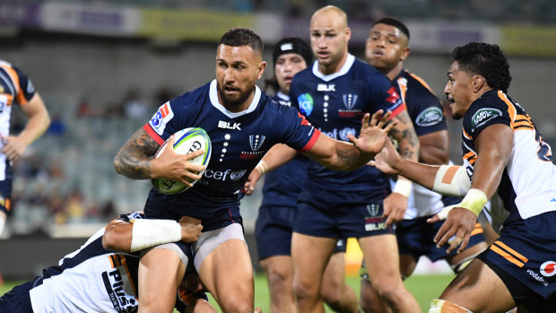 Hunted: The Highlanders have singled out Quade Cooper as one to watch on Friday night.