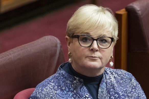 Former Coalition minister Linda Reynolds is suing Brittany Higgins and her partner David Sharaz.