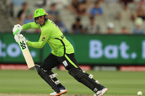 Usman Khawaja is switching from the Sydney Thunder to the Brisbane Heat this summer.