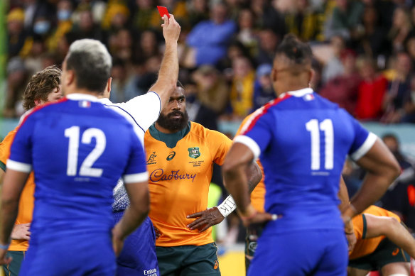  The red card against Marika Koroibete was overturned by the World Rugby judiciary.