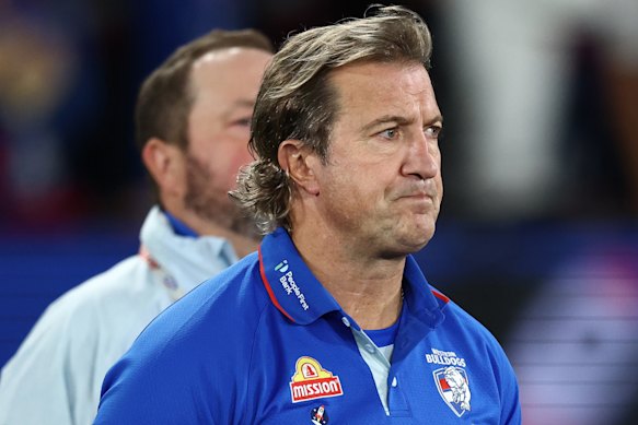 Luke Beveridge and his men have plenty of work to do in the second half if they’re to capitalise on their early momentum.