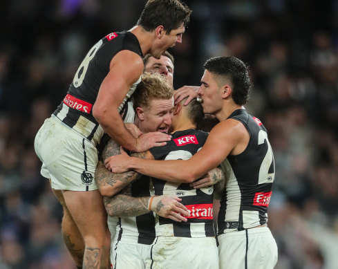 Collingwood came back from 54 points down to beat North Melbourne with Bobby Hill the matchwinner.