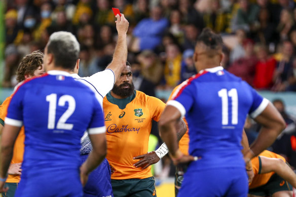  The red card against Marika Koroibete was overturned by the World Rugby judiciary.