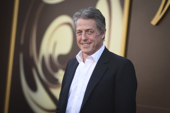 Hugh Grant, pictured in 2023, has received damages from UK media companies for phone hacking.