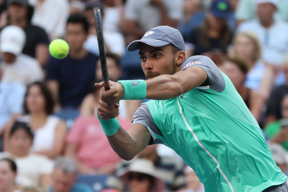Kyrgios was facing Benjamin Bonzi for the first time, the Frenchman making his US Open main draw debut.