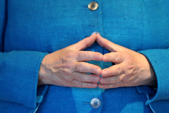Merkel’s signature hand gesture is a symbol of her time in power.