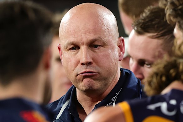 Crows coach Matthew Nicks will want his team to atone for its poor finals series in 2025.