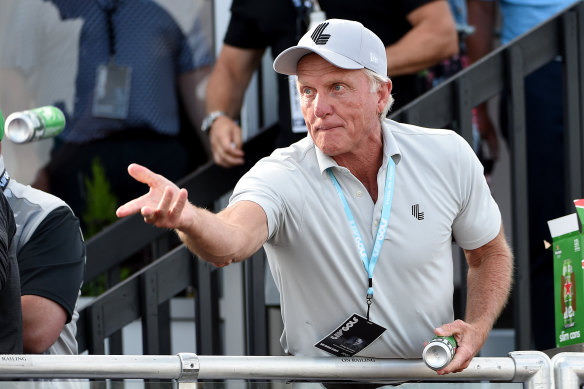 Greg Norman has come in for some harsh criticism on Capitol Hill.