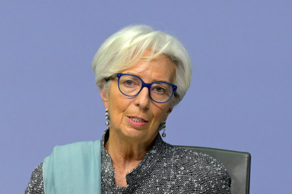 ECB boss Christine Lagarde.