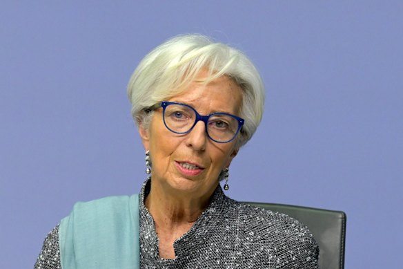 ECB boss Christine Lagarde.