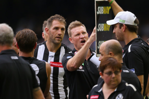 Former AFL player Nathan Buckley is stepping down as the coach of Collingwood. 