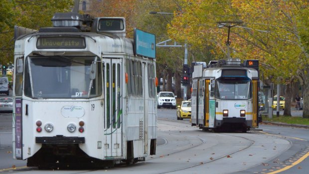 Trams won't run down St Kilda Road over Easter.