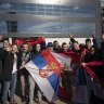 Belgrade falls quiet as deported national hero Novak Djokovic flies in