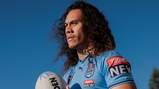Jarome Luai is relishing being a leader for the Blues.