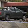Police are searching for a man who allegedly crashed a ute into a property in Wantirna South then allegedly stole the neighbour’s car at  gunpoint.