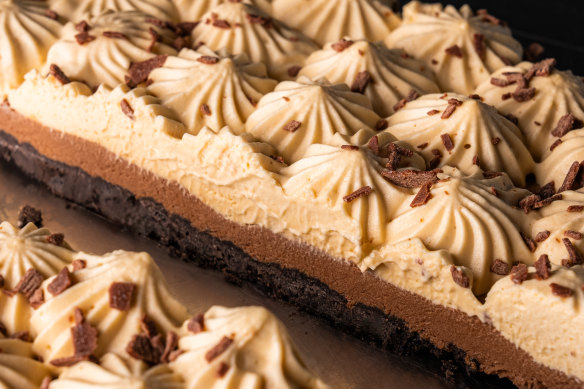 Gelato Messina has developed a range of Bavarian cakes (a cross between a pie and a cheesecake) for Woolworths.