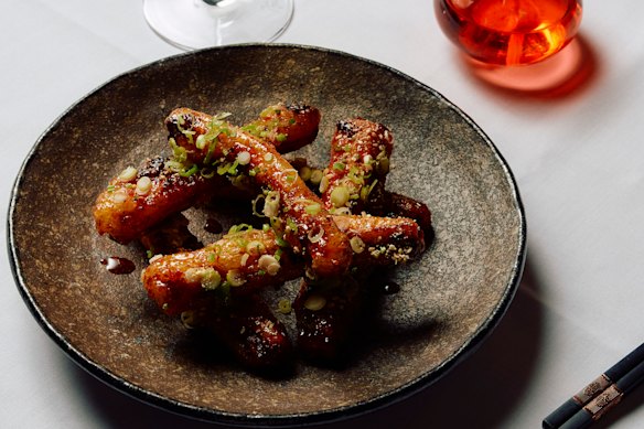 Lee Ho Fook’s crispy eggplant with spiced red vinegar has a cult following.