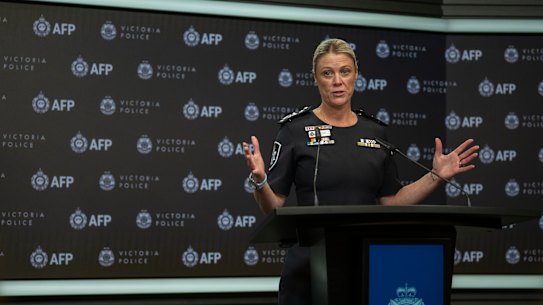 AFP Commissioner Krissy Barrett last week.
