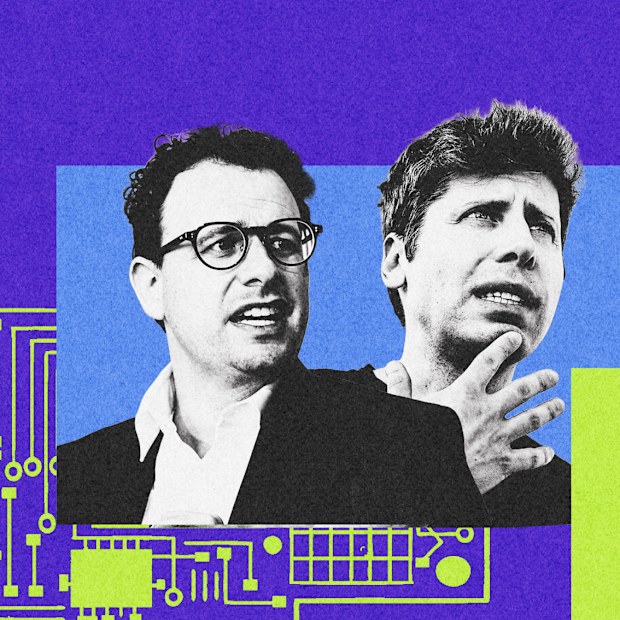 The feud between artificial intelligence giants Dario Amodei and Sam ...
