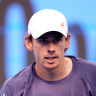 Alex de Minaur is learning to deal with pressure and expectation.