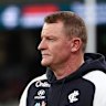 The Blues have a decision to make when it comes to Michael Voss.