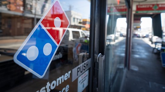 Domino’s shares have dived more than 20 per cent since February.