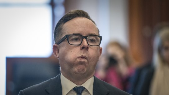 Alan Joyce left the company shortly after being hauled before a Senate inquiry last year.